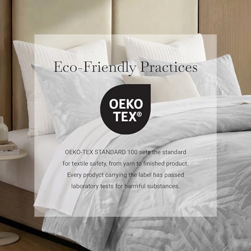 Harbor House King Duvet Cover Set, Cotton Gauze Duvet Set, Lightweight