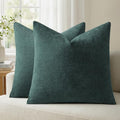 a moment Pack of 2 Decorative Chenille Throw Pillow Covers with Twill
