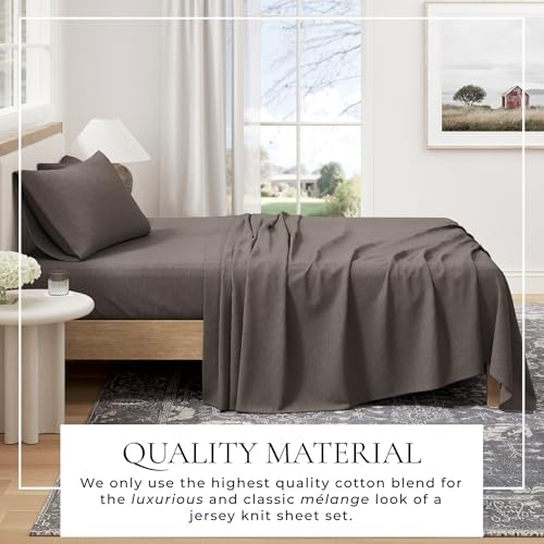 Great Bay Home Cotton Jersey Knit California King Sheet Set