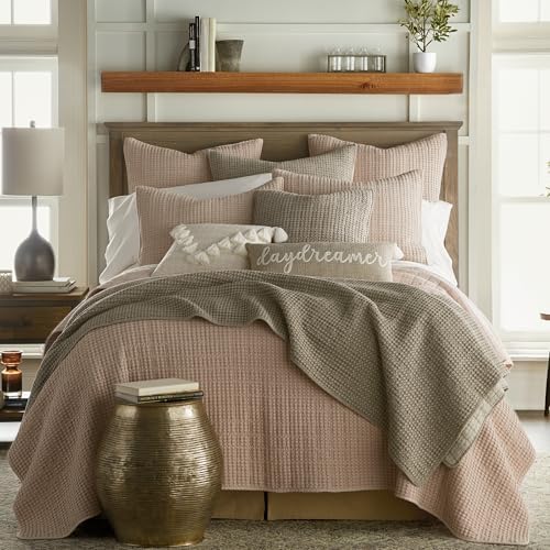 Levtex Home Mills Waffle King/Cal King Quilt Set (106x92in) with 2