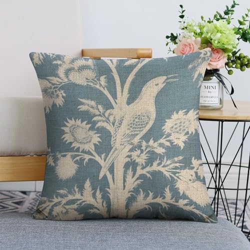 2 Pack, Square Decorative Pillow Covers, 18", Throw Pillow Sham with