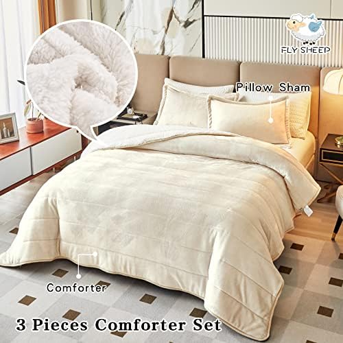 3-Layer Luxury Flannel Fleece Thick Bed Blanket King Size, Soft Plush