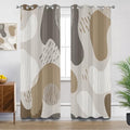 Abstract Blackout Curtains for Bedroom Living Room, Modern Abstract