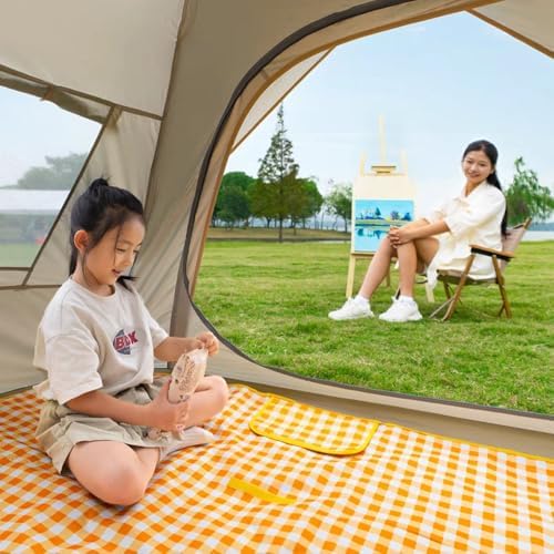LRUUIDDE Extra Large 80"x 80" Beach Blanket, Outdoor Picnic Blankets