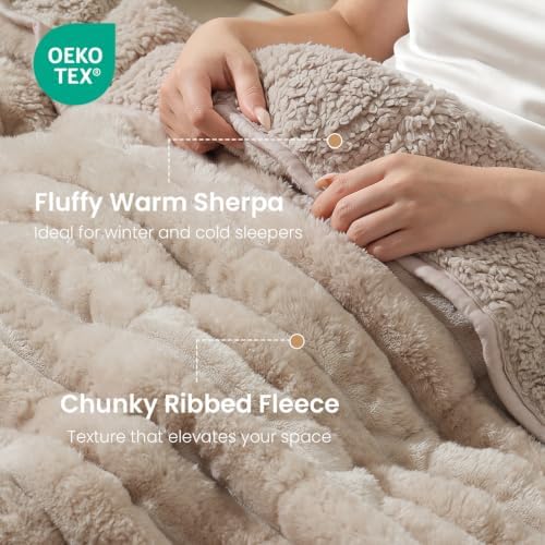 Drewin Weighted Blanket for Adults 60"x80" 15lbs,Soft Throw Blankets