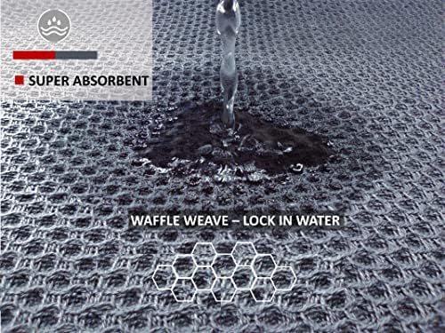 Kitchen Towels 100% Cotton Waffle Weave Dish Towel for Cleaning Drying