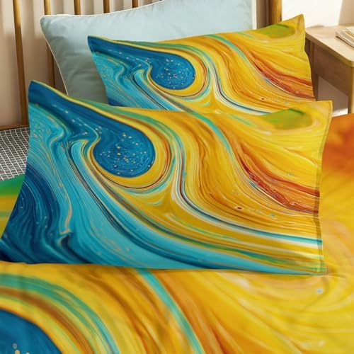 California King Duvet Cover Set Abstract Rotating Visual Experience