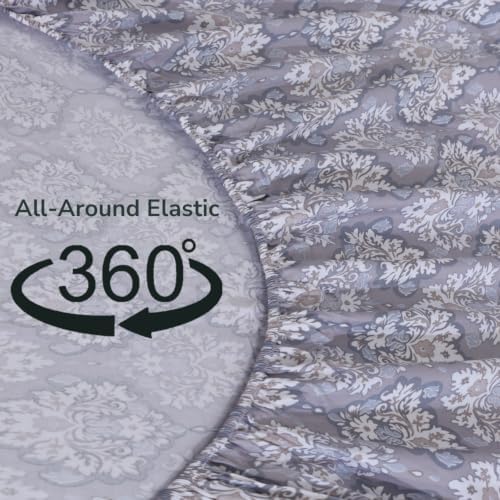 Feather & Stitch 300TC Full Size 100% Cotton Sateen Weave Printed