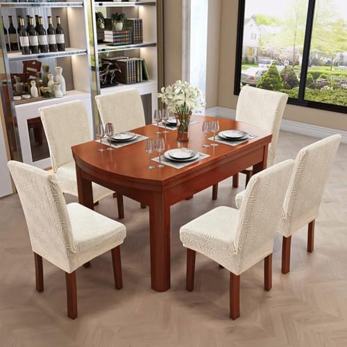 Dining Chair Covers Set of 6, Stretch Parsons Chair Slipcovers