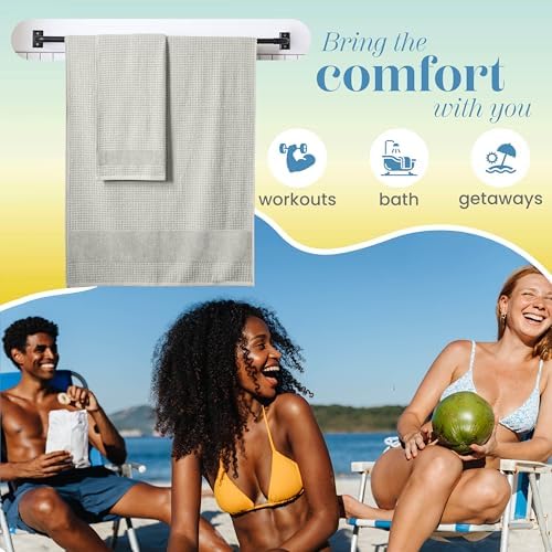 Martex Expression Air Sculpted 6-Piece Towel Set, Grey