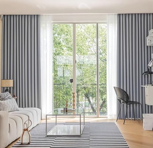 Beydodo Blackout Curtains for Bedroom 84 Inches Long, Living Room