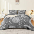 Soft Breathable King Size Duvet Cover 104" x 90" - Plants Minimalist