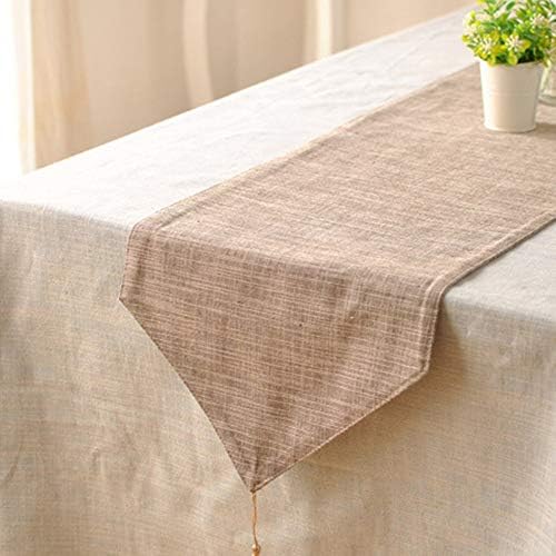 Table Runner Dining Table Natural Mat Cotton Linen All-Season Hotel