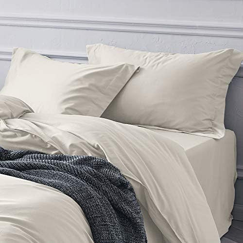 BEDSUM King Pillow Shams Set of 2, 100% Brushed Microfiber