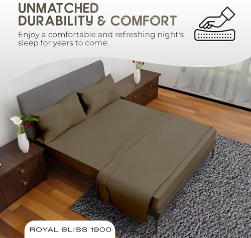 Full Size Bed Sheets - 4Pcs Bed Sheets Full Size Set, Deep Pocket