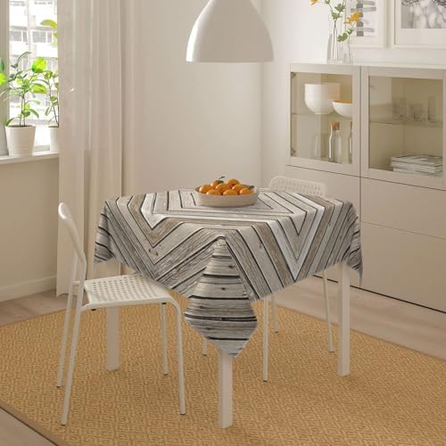 Wood Grain Tablecloth Square Table Cloth Grey Fence Panels Tablecloths