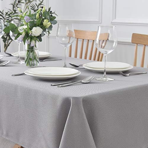 maxmill Square Jacquard Tablecloth Water Resistance Antiwrinkle Spill