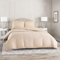 Striped Duvet Cover 100% Pure Cotton 3 Piece Duvet Cover Set with