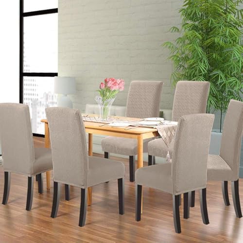NORTHERN BROTHERS Strech Dining Chair Covers for Kitchen, 4 Pack
