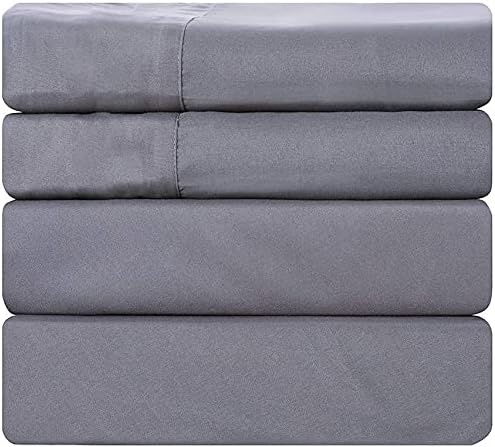 600 Thread Counts 4 PCS Soft & Smooth Bedding Sheet 100% Egyptian