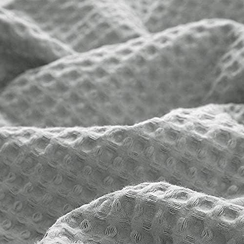 King Size Waffle Blankets - 100% Cotton Blankets for King Size Bed