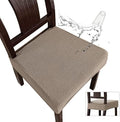 Genina Waterproof Seat Covers for Dining Room Chairs, Rear Covered