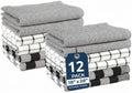 LANE LINEN Kitchen Dish Towels 100% Cotton Tightly Woven 12 Pack