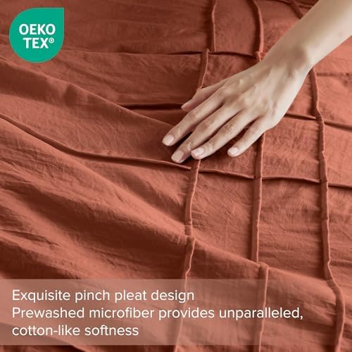 Comfort Spaces Porter Soft California King Comforter Set, Clay