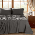 Shilucheng 100% Egyptian Long-Staple Cotton King Size Sheets 6 Piece