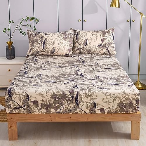 Tache Elagant Abstract Whimsical Wispy Leaf Floral Neutral