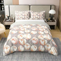 Feelyou Floral Print Duvet Cover 100% Cotton Queen Size Boys Girls