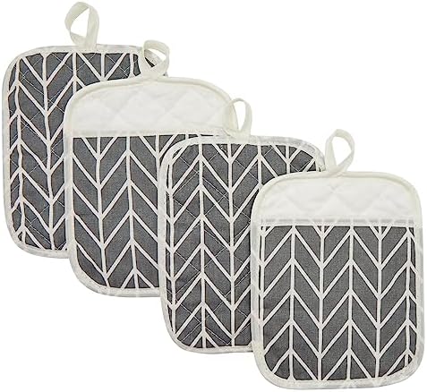 Okuna Outpost Heat-Resistant Pot Holders for Kitchen - Dual-Pocket