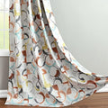 VOGOL Abstract Geometric Blackout Curtains, Grommet Top, 52 x 63, 2