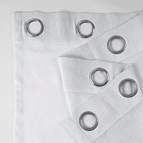 HPD Half Price Drapes Grommet Sheer Curtains for Living Room Solid