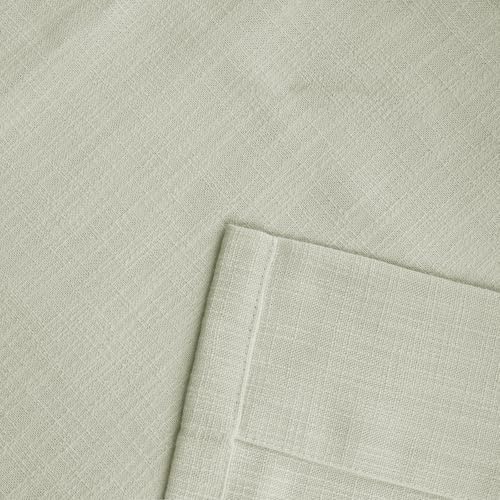 4 in 1 Header Linen Light Filtering Curtain 84W x 84L, 1 Panel