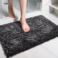 Yimobra Chenille Bathroom Rugs Non Slip, Extra Thick Soft Absorbent
