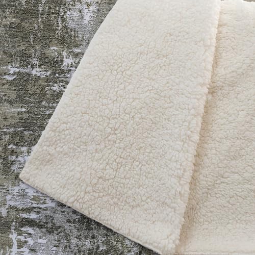 Addison Rugs ASB718 Taupe 50" x 70" Oversized Sherpa Throw Blanket