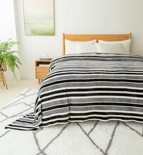 COOVA Oversized King Fleece Blanket 120x120 inches, Soft Cozy Warm