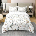 Erosebridal Boho Duvet Cover Set Watercolor Floral 100% Cotton