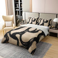 jejeloiu Abstract Boho Duvet Cover 100% Cotton Queen Size Boys Girls
