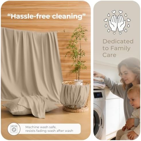 Loyalberry King Sheet Set- 6 Piece Breathable & Cooling Sheets