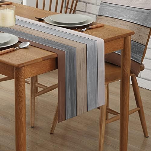Farmhouse Cotton Linen Table Runner Dresser Scarf Retro Rustic Barn