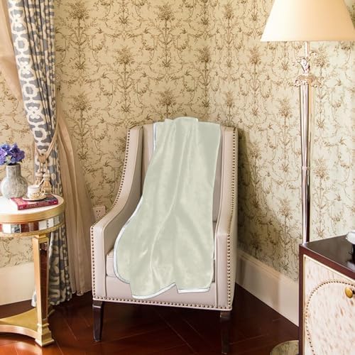 Beige Plush Throw Blankets for Bed Couch and Living Room Suitable