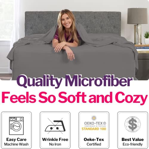 Deep Pocket Twin XL Bed Sheets – 3-Piece Includes: Real 16” Inch Extra