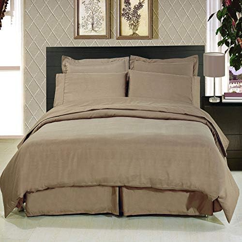 Royal Tradition 100% Brushed Microfiber 3PC Duvet Cover Set, Soft and