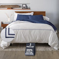 Ella Jayne Duvet Cover Queen Size (3 Pieces), 100% Cotton Percale