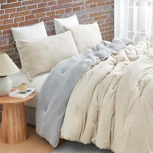 Hoodie Sleep - Coma Inducer® King Oversized Comforter Set - Creamy