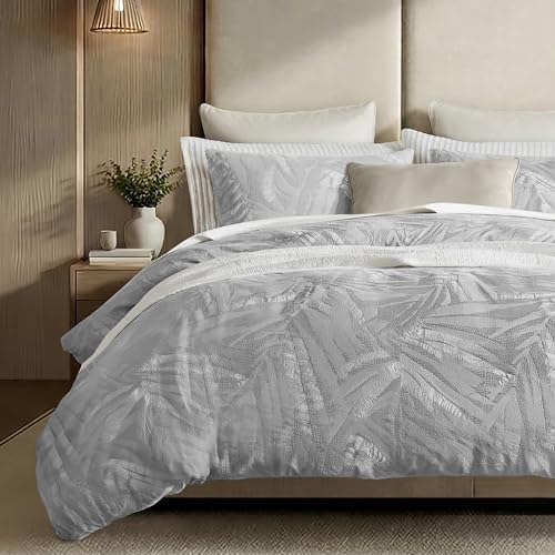 Harbor House King Duvet Cover Set, Cotton Gauze Duvet Set, Lightweight