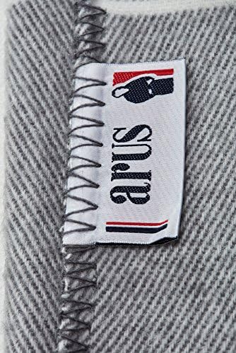 Arus Acrylic Highlands Collection Queen Size Throw Blanket Gray, 60x80