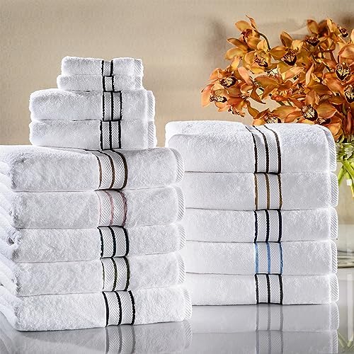 BNM Turkish Cotton Luxury Towels, Ideal For Master Bath, Guest